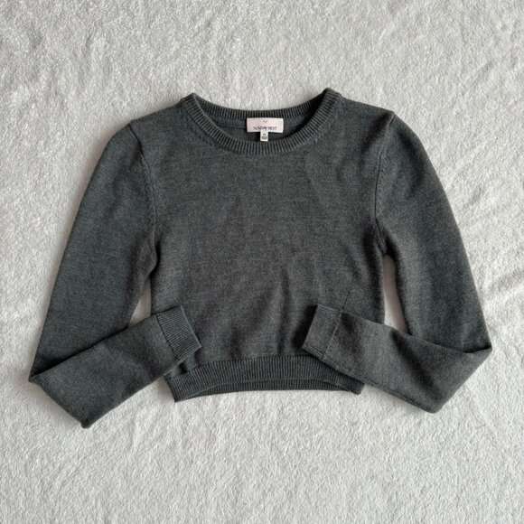 aritzia sunday best merino wool cropped sweater - Picture 1 of 3